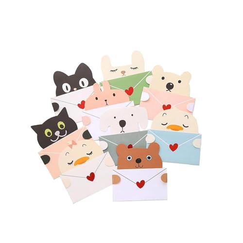 ◆オーダー用◆ダイカット アニマル メッセージカード Amazon | LeTradeJP 動物 メッセージカード アニマル 感謝カード