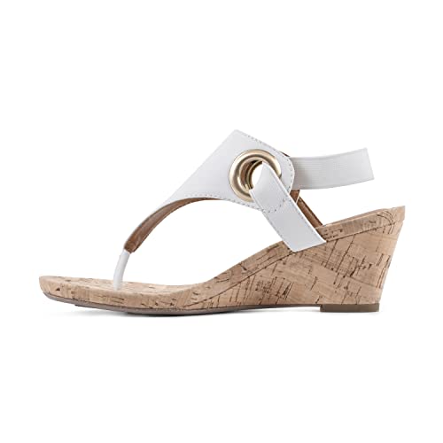 Image of WHITE MOUNTAIN Women's Aida Cork Wedge Sandal
