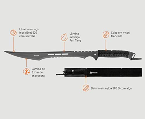 Faca Lancer II invictus tática militar
