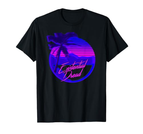 Vaporwave Existential Dread Retrowave Synthwave T-Shirt