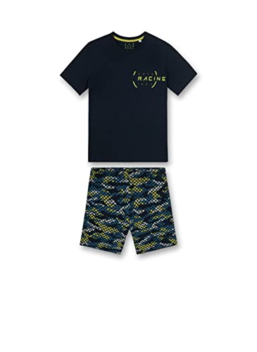 Pyjama court garçon Sanetta vêtement de nuit enfant short t-shirt