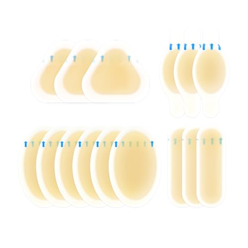 Cerotto per bolle idrocolloide per piedi – Sumifun 18ct Gel per vesciche – Cuscinetti per tallone e dita – Prevenzione delle vesciche da viaggio – Cerotti impermeabili (confezione varia)