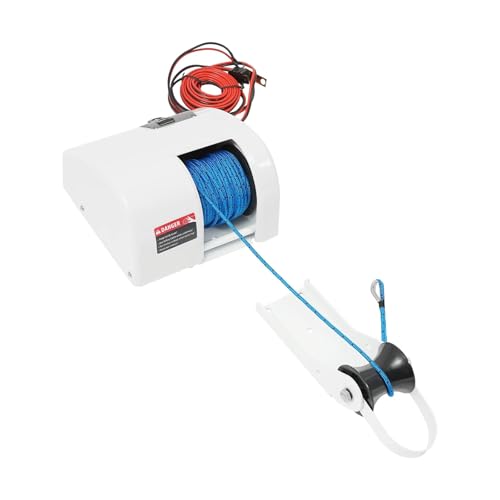 Cabrestante Eléctrico para Ancla 25LBS 12V con Control Remoto miniatura 1