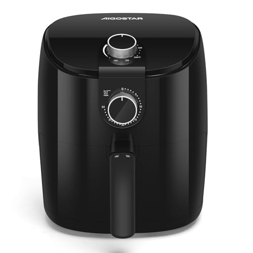 Aigostar 4L Air fryer oven, 1500W, Black Hayden A DualAirFryer.co.uk