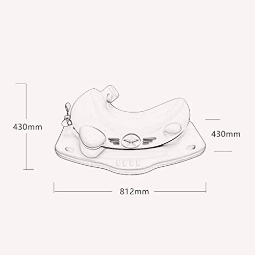 ZHANGYUEFEIFZ Schaukelpferd Plüsch Schaukeltier Pferd Rocking Horse Kreative Kinder Spielzeug Trojaner Kunststoff… – Bild 4