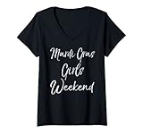 Photo Gallery donna new orleans party trip gifts carino mardi gras girls weekend maglietta con collo a v Photo Gallery donna new orleans party trip gifts carino mardi gras girls weekend maglietta con collo a v