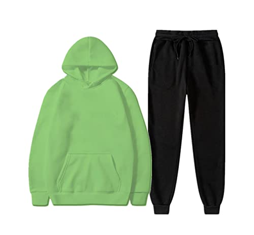 Sweat à capuche et pantalon de survêtement homme pour le sport en automne hiver