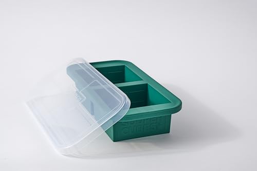 Image of Souper Cubes 2 Cup Silicone Freezer Mold, Kale, 1-Pack | 100% Platinum-Cured Silicone Freezer Cube, Oven and Microwave Safe, Perfect for Freezing Lasagna, Casseroles and More