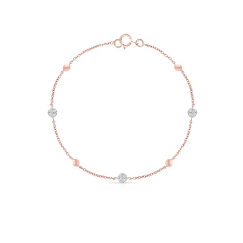 Malabar Gold & Diamonds BIS Hallmark (750) 18k Rose diamond Brace...