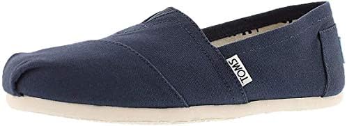 TOMS Women's Canvas Slip-On,Navy Canvas,6 M | Image 5