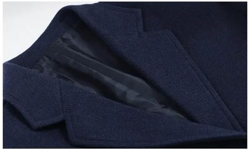 Men Business Casual Blazers Jackets Woolen Blends Male Slim Fit Coats Mens Clothing4
