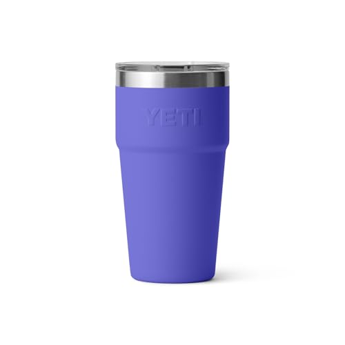 Image of YETI Rambler 20 oz Stackable Tumbler, Stainless Steel, Vacuum Insulated with MagSlider Lid