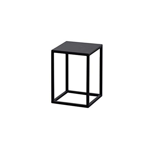 GYC .Estante de Flores Soporte de Flor - Nordic Hierro labrado Planta Verde Interior Estante Estante Estante de la Sala de Estar Soporte de Planta de Piso Simple ?22 * 22 * ??30cm .3 (Color : B)