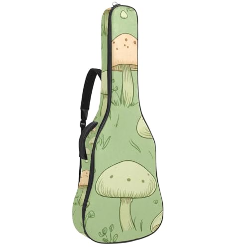 Sac pour guitare universel 40-42 pouces à motif champignon pour vos répétitions et voyages