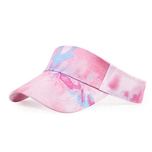 Image of HH HOFNEN Sports Sun Visor Hats Cotton Twill Ball Adjustable Sun Caps for Men Women