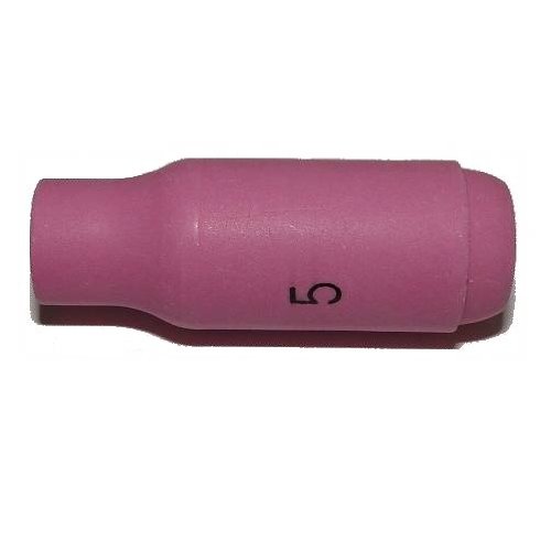 WeldingCity 5-pk Alumina Ceramic Cup Nozzle 10N-series for Regular Setup in TIG Welding Torch 17, 18 and 26 (5-pk 10N49 (#5))