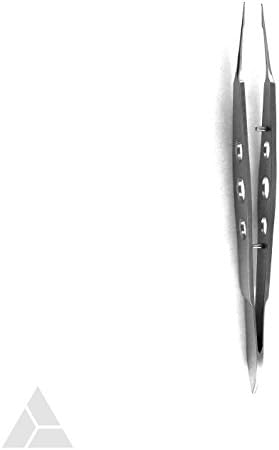 Castroviejo Suture Forceps, 0.12 mm Non-Angled Teeth, 10.7 cm Length (CFP-723/2)