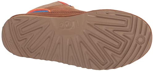 Ugg Boy's K Highland Hi Heritage Sneaker, Chestnut/Dive, 1 Little Kid #TOP3