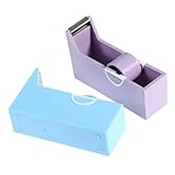 OSOLADY 2個まげテープディスペンサー 小型ポータブルカッティングツール まげテープホルダー 簡単カット設計 家店舗用