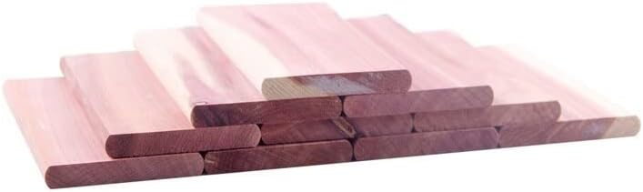 10PCS Cedar Hang Up for Clothes Storage Natural Cedar Wood Blocks for Closets Drawers