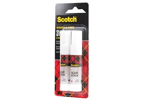 Image of Scotch Wrinkle-Free Glue Sticks, 2 Pack, .27 oz Each