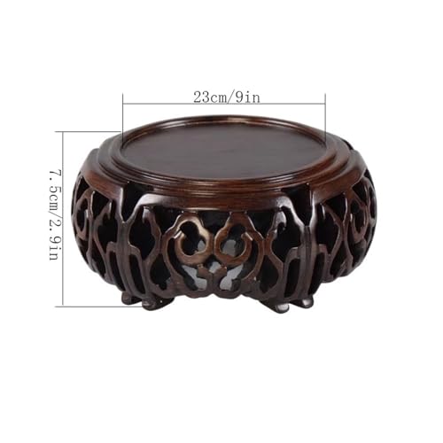 Support pour pot de fleurs socle ébène pour protéger vos meubles avec élégance