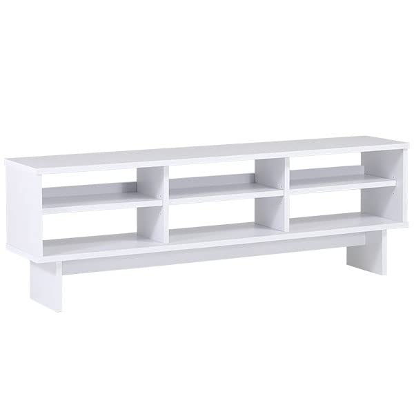 テレビ台ホワイトオープンシェルフ