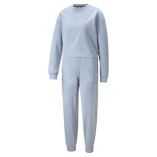 PUMA Damen Loungewear Anzug FL Trainingsanzug, Blaue Wäsche, S