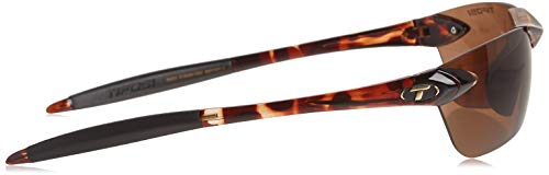 Tifosi unisex adult Seek Sunglasses, Tortoise, 68 mm US