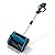 Cordless Electric Snow Shovel - 21V Carbon Steel Snow Blower for Driveway Patio with Battery & Charger (US Plug)