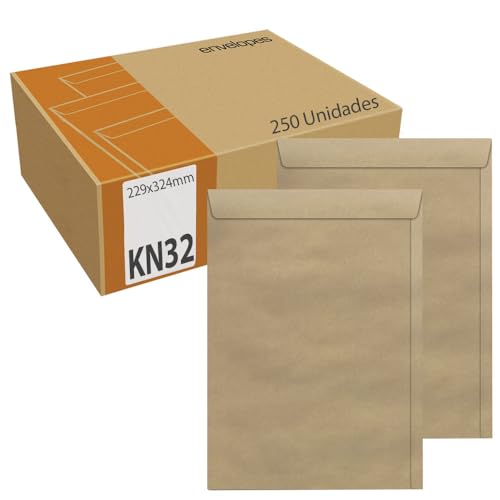 Volunder, Envelope A4 Pardo 229 x 324 mm 22x32 250 Unidades Volunder