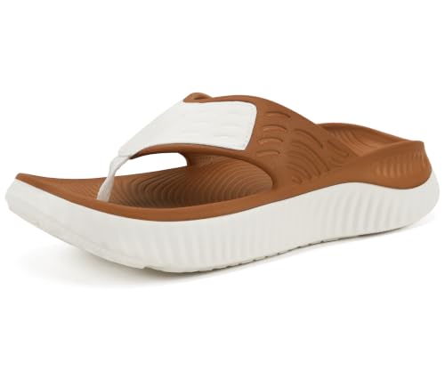 Image of KuaiLu Flip Flops for Women with Arch Support Summer Beach Thong Sandals
