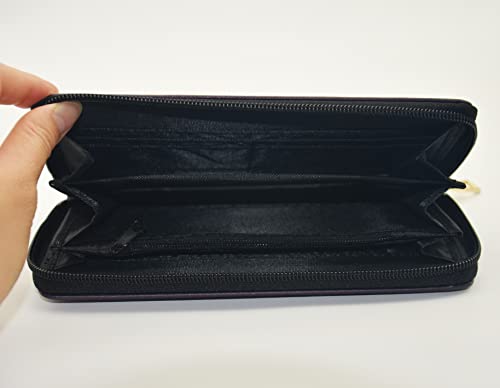 Rondlaho Kawaii Pu Wallet Purse Bag Accessories Money Holder Money Purse Credit Card Holder Pouch with Zipper for Girls Woman NEW-QB+TZ2