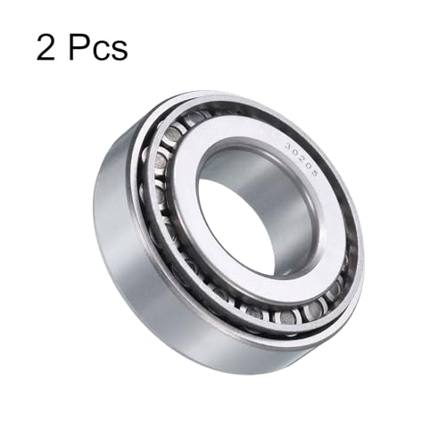 QUARKZMAN 2 Stück 30205 Kegelrollenlager Kegel und Becher, 25mm Bohrung x 52mm Außendurchmesser x 16,25mm Dicke, Chromstahl Kegelrollenlagersatz, ABEC-5