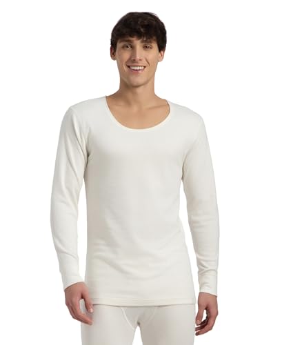 Image of Jockey 2401 Men's Super Combed Cotton Rich Full Sleeve Thermal Undershirt with Stay Warm Technology