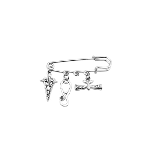 Image of Nursing Pins Brooch Registered Nurse RN Gift BSN NP LPN LVN Nurse Graduation Gifts