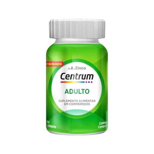 Centrum Adulto Multivitaminico Diário Adulto de A a Z, com Magnesio e Vitamina D, 60 comprimidos