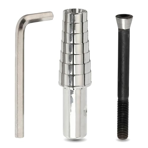 Mandril de acero resistente para fabricación de anillos de torno con ajuste hexagonal 2