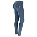 Produktbild Fredy WR.UP® 7/8 Superskinny Taille, Regular Jersey Hose, Denim-Optik, Straight Leg, Mehrfarbig M