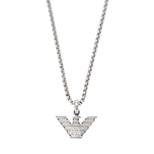 Image of Emporio Armani Stainless Steel Pendant or Chain Necklace for Men