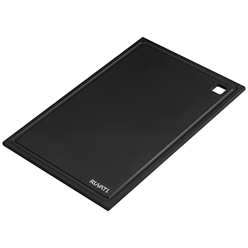 Tabla de cortar rectangular Negro de 43.5 x 27.9 cm