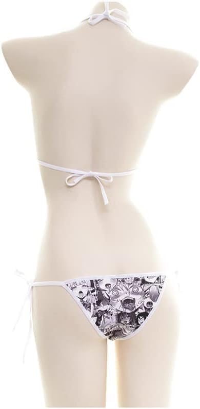 Miniatura 2 de Conjunto de pijama sexy para mujer, con estampado de anime, ropa interior estilo Lolita, ropa interior japonesa para cosplay, brasier y bragas