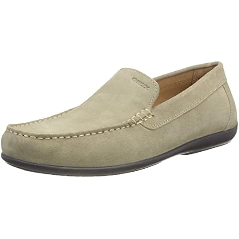 Geox U Ascanio A Mocasines para Hombre Beige Cover