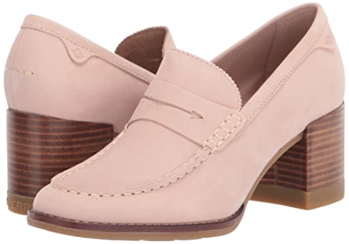 Sperry Women's Seaport Penny Heel Boat Shoe, Rose, 12 #TOP6