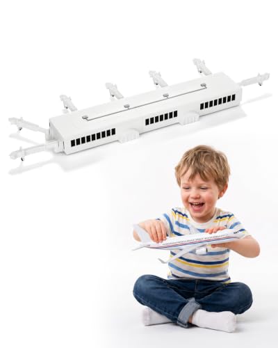 Airport Terminal Model,Terminal Building Toy with Multiple Jet Bridges