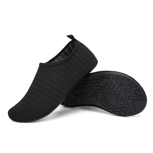 GoodTool Water Shoes for Women Men Kids Summer Swim Shoes for Outdoor Swimming Snorkeling Kayaking Beach Walking Yoga Surfing (Black 38/39)