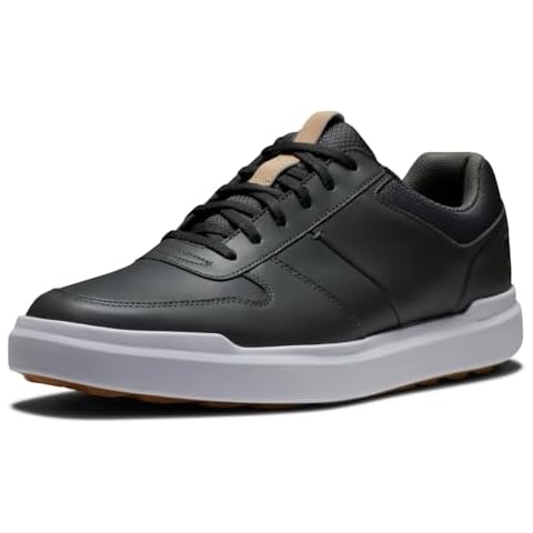 FootJoy Men's Contour Casual Golf Shoe, Dark Grey, 10.5 Cover