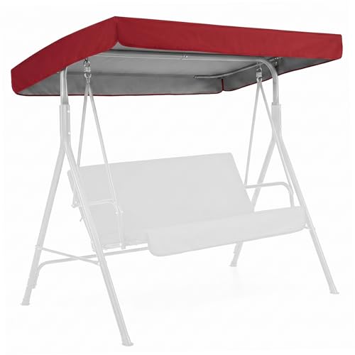 Toldo de repuesto para columpio jardín impermeable de 84x48 pulgadas 2