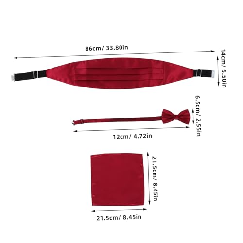 Set Completo de Corbata de Moño y Complementos para Hombre miniatura 2