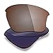 XELD Replacement Lenses for Oakley Flak Jacket XLJ Sunglass - Vivid Bronze